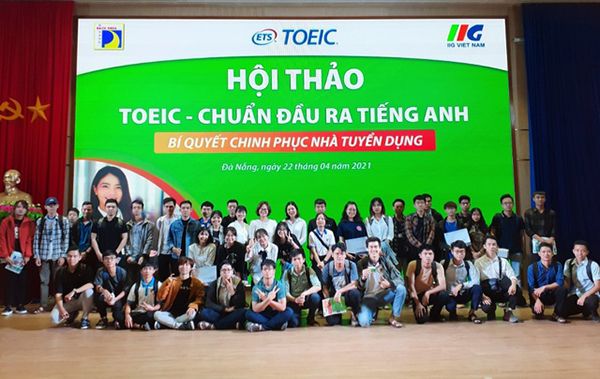 Sinh viên miền Trung quan tâm tới TOEIC như một hành trang thiết yếu cho sự nghiệp tương lai