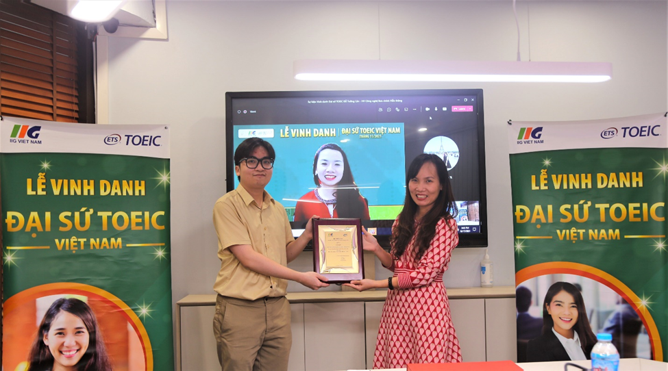 Sinh viên PTIT đạt danh hiệu Đại sứ TOEIC