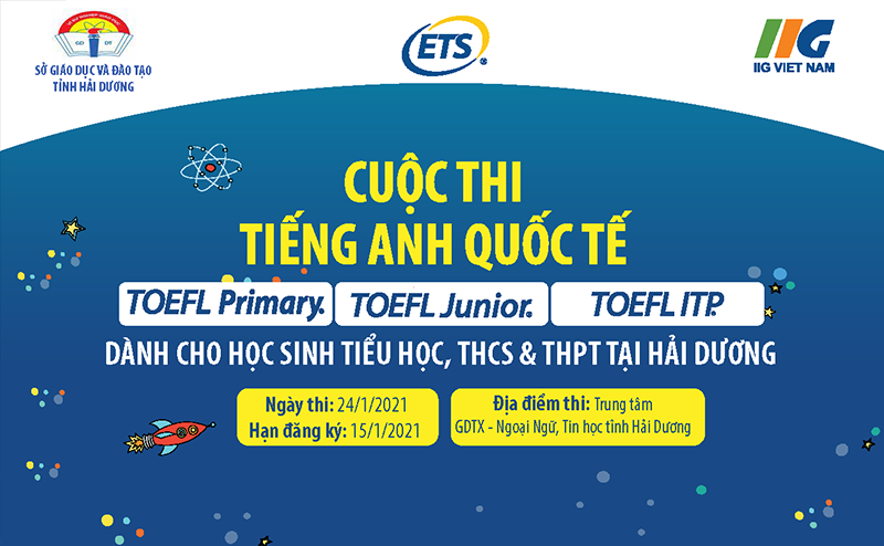 Phát động cuộc thi tiếng Anh quốc tế TOEFL tại Hải Dương năm học 2020-2021